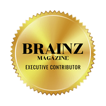 Brainz magazine badge